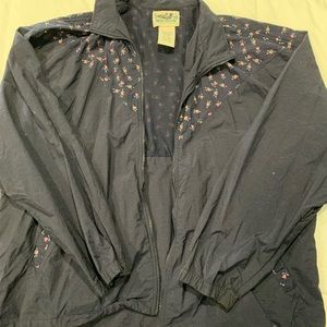 Vintage Floral Wind Breaker